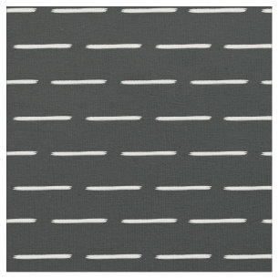 Tela Líneas de marfil minimalistas sobre negro