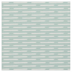Tela Líneas de Marfil sobre Turquesa Gris Pastel