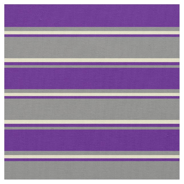 Tela Líneas de oro grises, índigo y pálidas (De cerca)