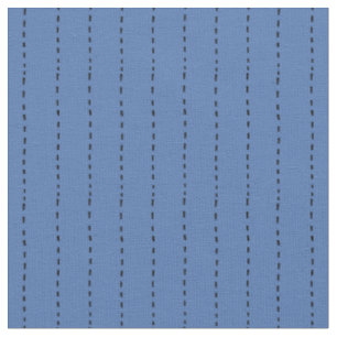 Tela Líneas discontinuas en azul