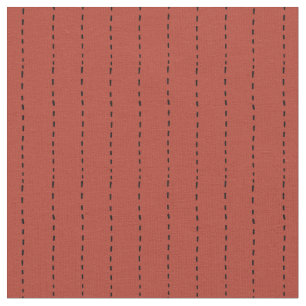 Tela Líneas discontinuas en gris rojo