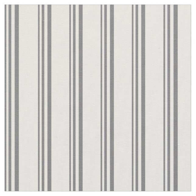 Tela Líneas gris oscuro y blanco (De cerca)