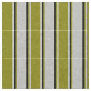 Tela Líneas gris, verde y negro