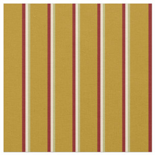Tela Líneas oscuras de caqui, Tan, Maroon y Goldenrod o