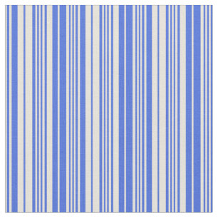 Tela Líneas reales de color azul y beige