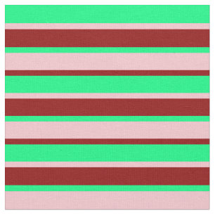 Tela Líneas rojas verdes, rosas y oscuras