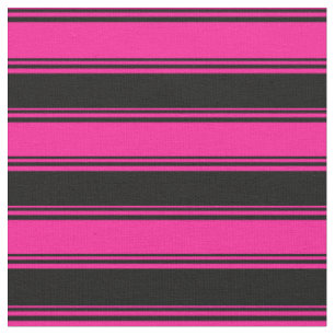 Tela Líneas rosadas y negras profundas