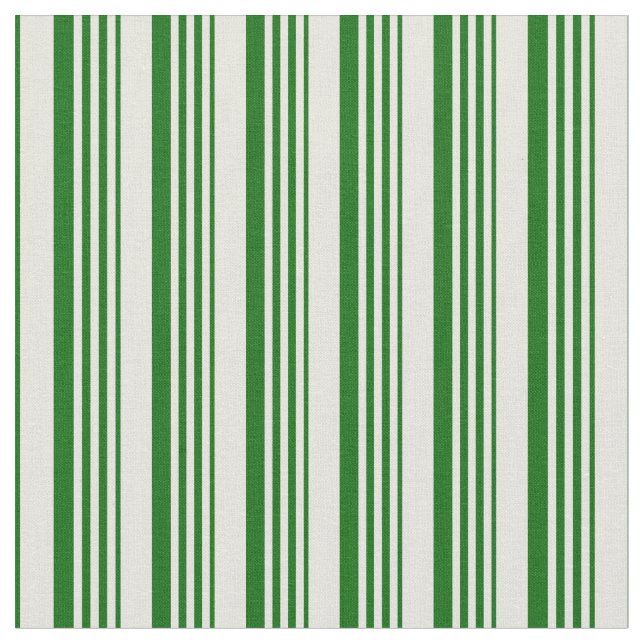 Tela Líneas verdes beiges y oscuras (De cerca)
