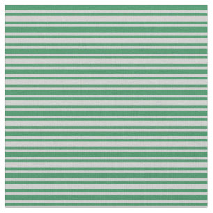 Tela Líneas verdes claras de gris y mar