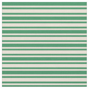 Tela Líneas verdes de Bisque y Mar