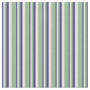 Tela Líneas verdes oscuras de pizarra azul, bizcocho y 