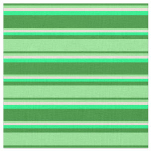 Tela Líneas verdes, verdes claras, verdes y verdes