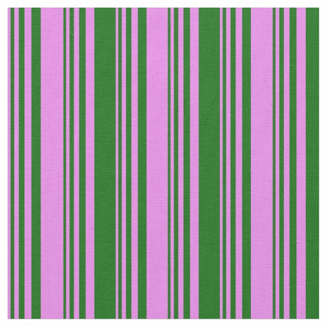 Tela Líneas verdes violetas y oscuras (De cerca)