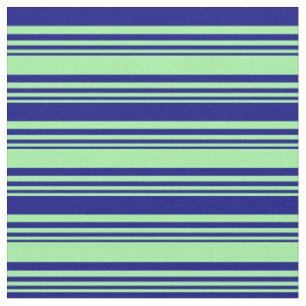 Tela Líneas verdes y azules