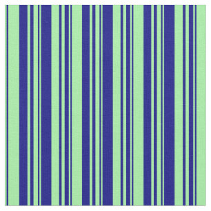 Tela Líneas verdes y azules