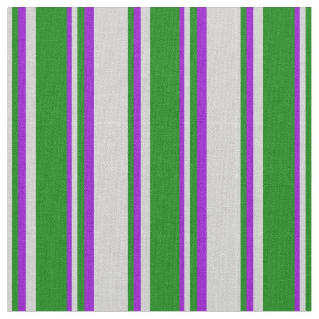 Tela Líneas violetas grises, verdes y oscuras (De cerca)