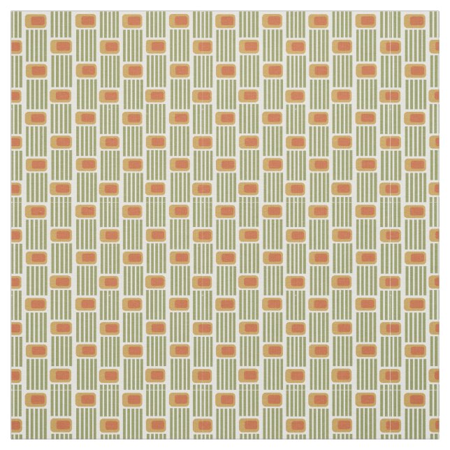 Tela Líneas y cuadros verdes (Retal)