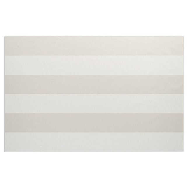 Tela Linen Beige e Ivory Wide Stripes Grande (Yarda)