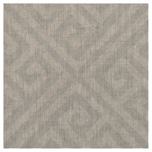 Tela Linen Beige Griega Clave Gran Escala