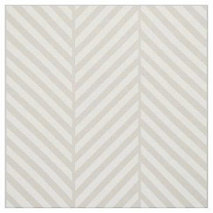 Tela Linen Beige Herringbone a gran escala