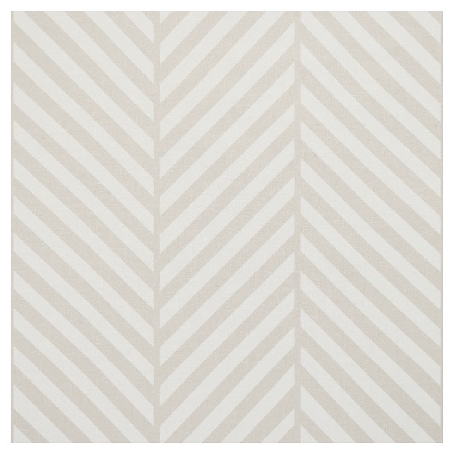 Tela Linen Beige Herringbone a gran escala (Retal)