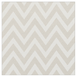 Tela Linen Beige Modern Chevron Stripes