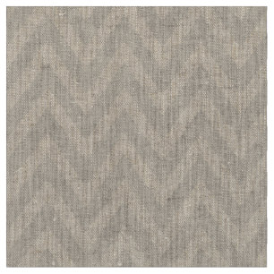Tela Linen Beige Modern Chevron Stripes