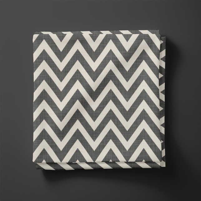 Tela Linen Rústica Beige y Chevron Gris Carbón (Subido por el creador)