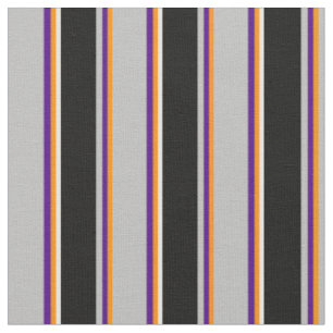Tela Lineos Naranja oscuro, índigo, gris, negro y blanc