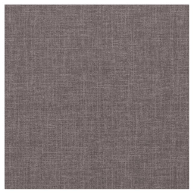 Tela Lino Marrón Gris Oscuro (De cerca)