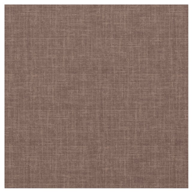 Tela Lino Marrón Oscuro (De cerca)