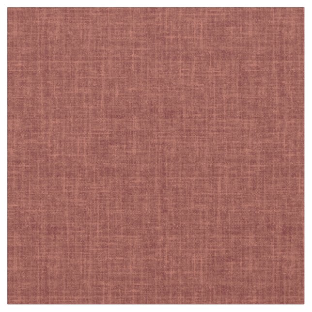 Tela Lino Marrón Rojo (De cerca)