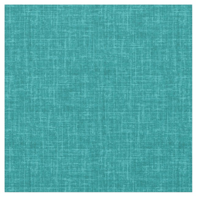 Tela Lino Teal (De cerca)