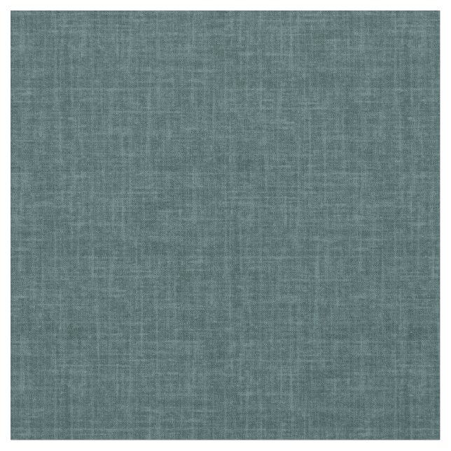 Tela Lino Verde Azul Oscuro (De cerca)