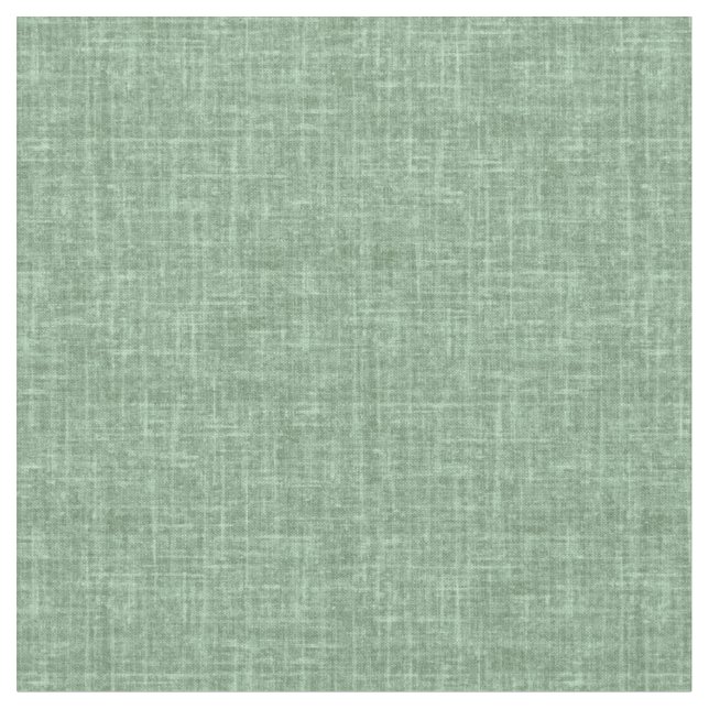 Tela Lino Verde Helecho (De cerca)