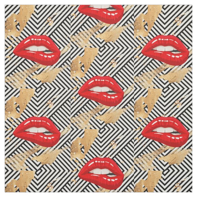 TELA LIPS ROJOS (Retal)