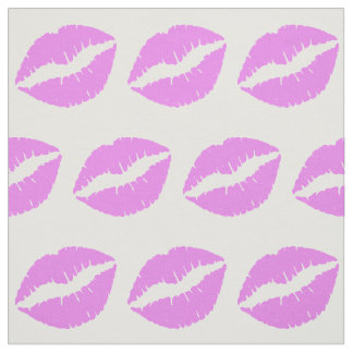 Tela Lips violetas