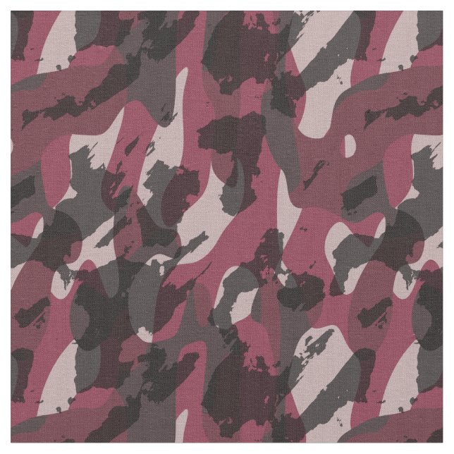 Tela Lipstick and Dark Mauve camo abstract (De cerca)