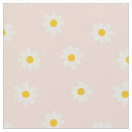 Tela Little Daisies - soft apricot