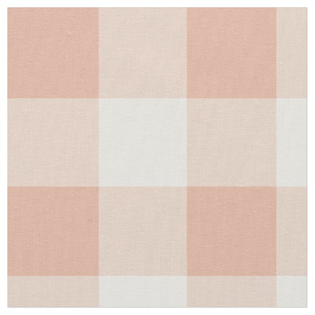Tela Little One Buffalo Check - dusty apricot (De cerca)
