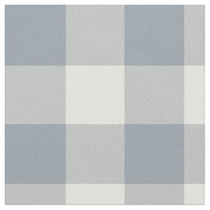 Tela Little One Buffalo Check - gris acero polvoriento