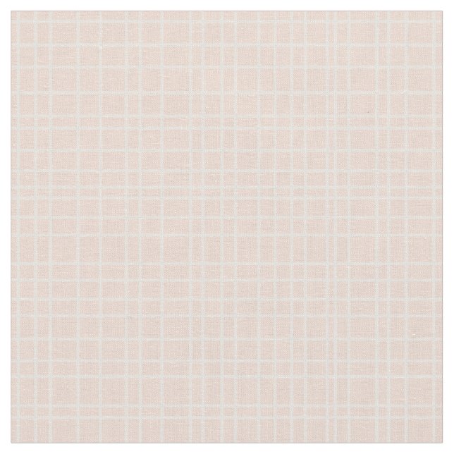 Tela Little One hand drawn grid - soft apricot (De cerca)