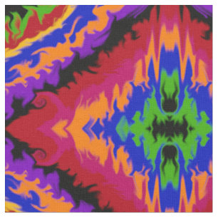 Tela Llamas en los Colores Abstractos