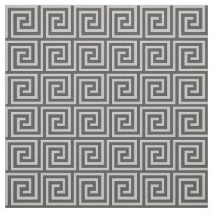 Tela Llave griega, sombras de gris/del gris