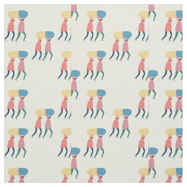 Tela Llevar un modelo de la píldora (Retal)