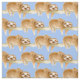 Tela Llovia vaga y adorable pintura de acuarela para be