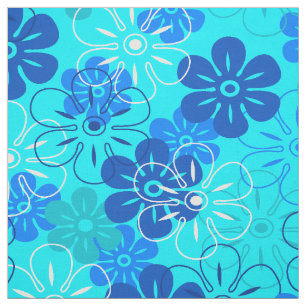 Tela Lluvia de Flores Floral Retro Hawaiano