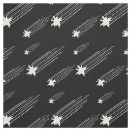 Tela Lluvia de Meteoros en Blanco y Negro Estrella Fuga