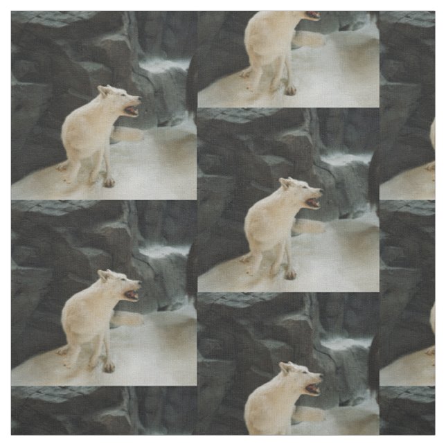 Tela Lobo blanco (Retal)