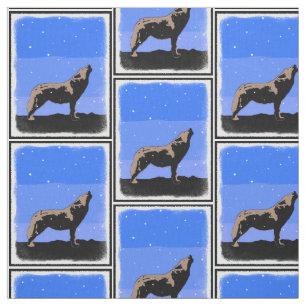 Tela Lobo en invierno - Arte de vida silvestre original